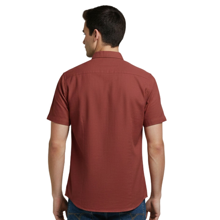 Camisa Manga Corta Rayon Spandex Tacto Suave