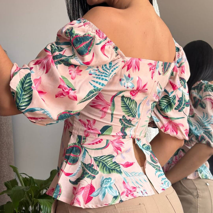 BLUSA FLORAL POWER