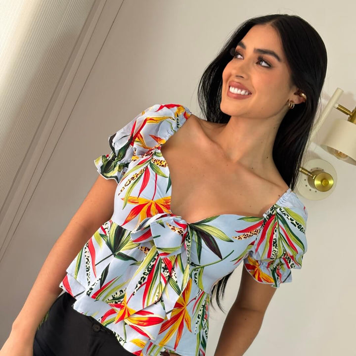 BLUSA BLOOM IN COLORS