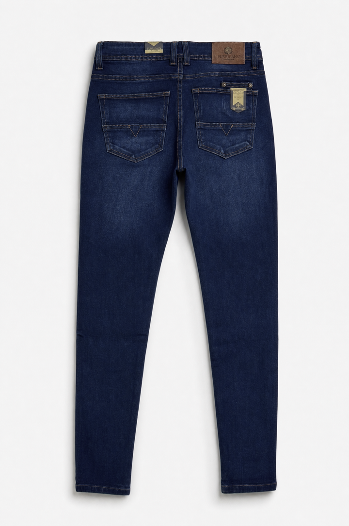 Jean Skinny Fit para Hombre Azul Oscuro | Purple Rain