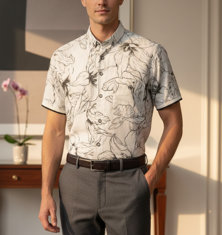 Camisa Bloom Premium - Purple Rain