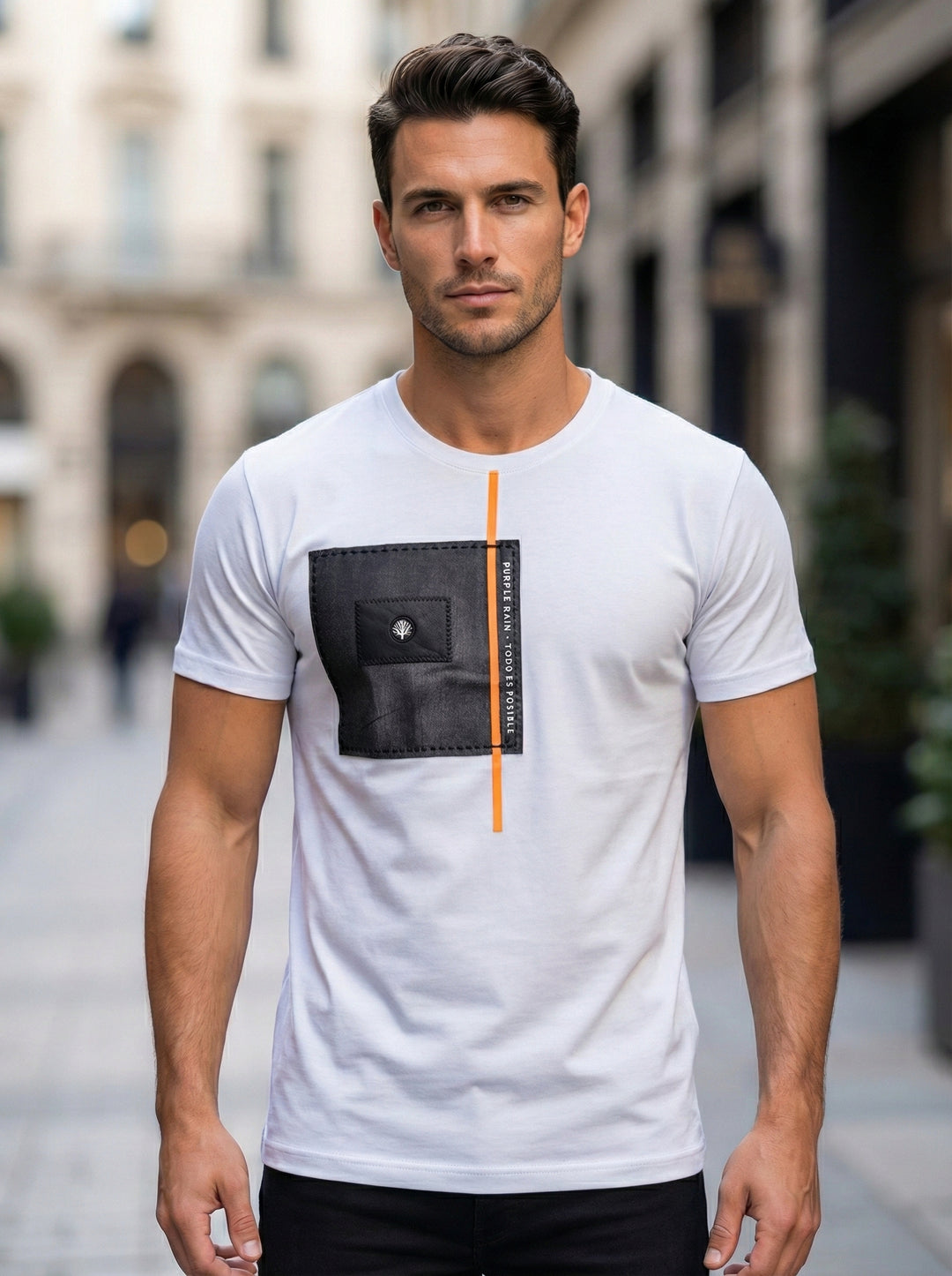 Camiseta Structured Patch - Purple Rain