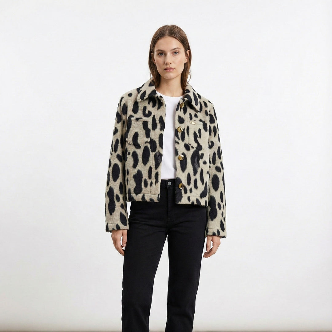 Chaqueta Animal Print Vaca