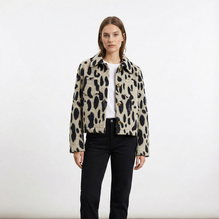 Chaqueta Animal Print Vaca