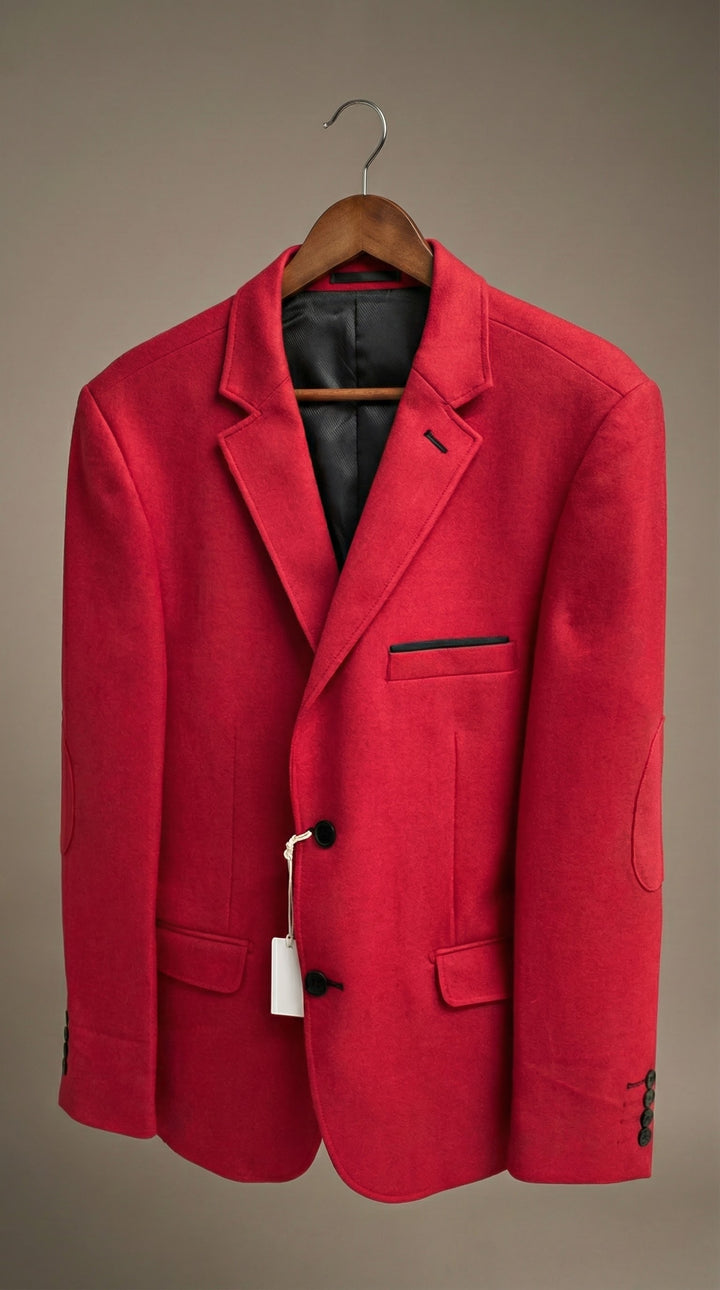 Blazer Rojo Grabado