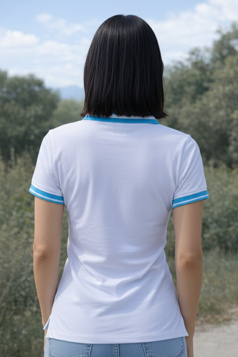 Polo Azure V-Neck - Purple Rain