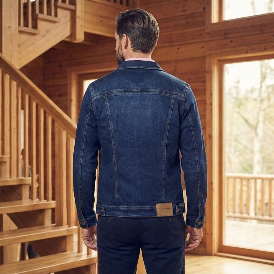 Chaqueta The Architect Hombre Indigo Slim Fit - Purple Rain