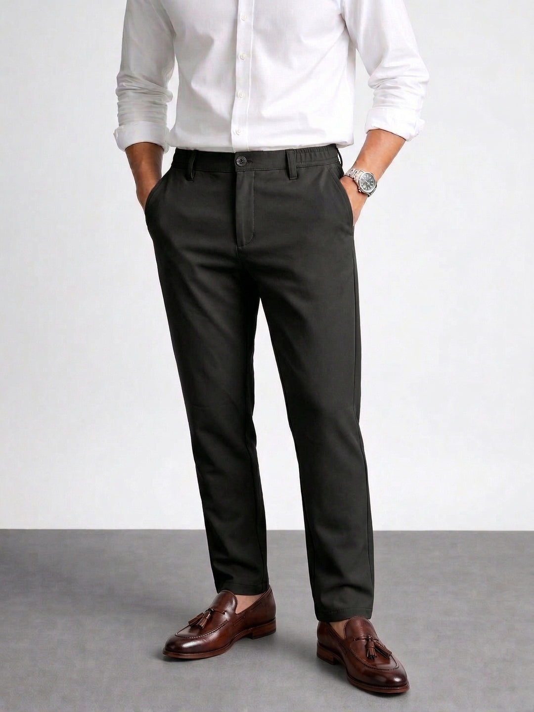 Pantalón de Vestir Casual Elegante Fit Perfecto - Purple Rain