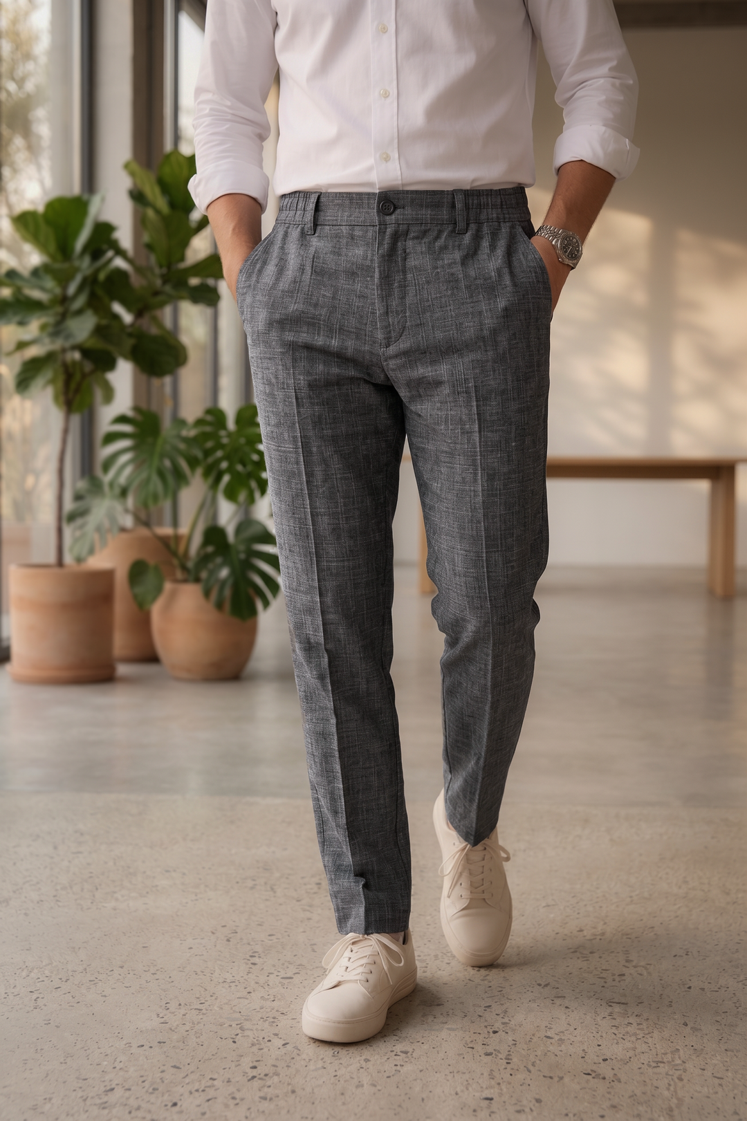 Pantalón  Slim Esencial - Purple Rain