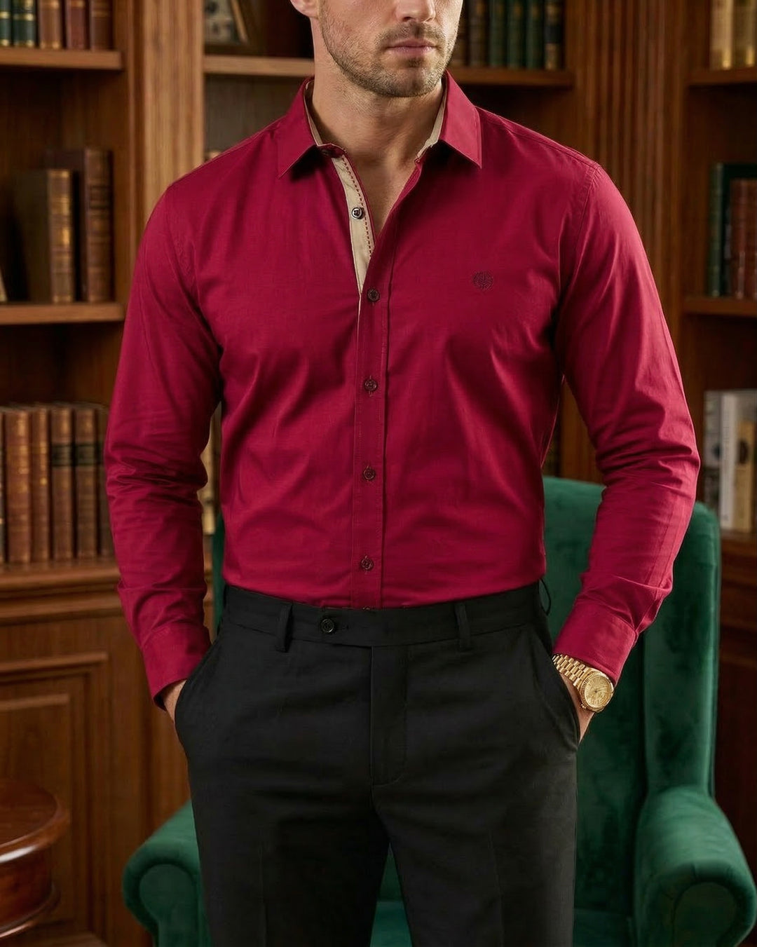 Camisa Italian Tela fria - Purple Rain