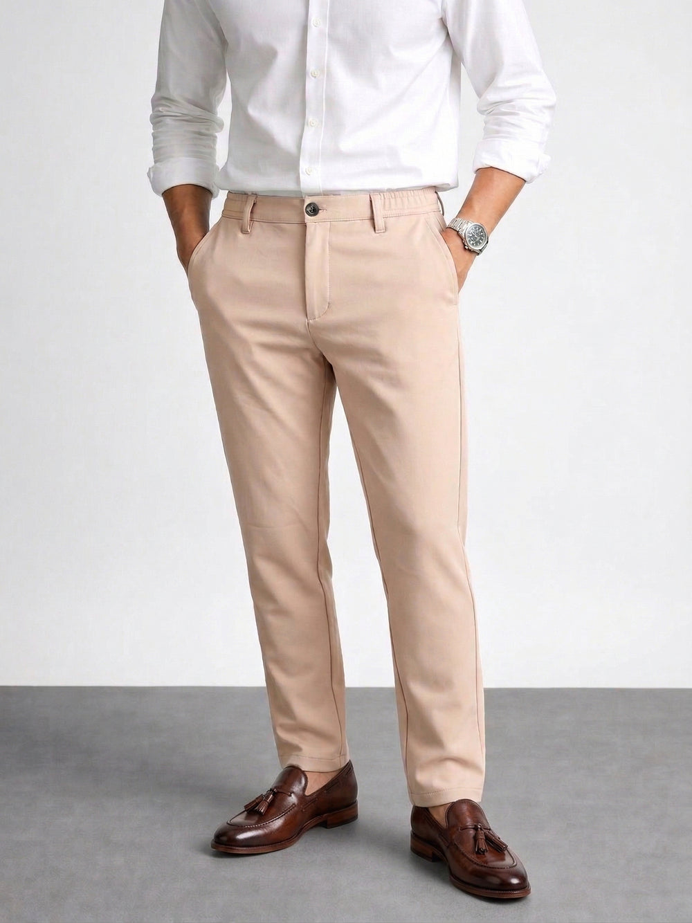 Pantalón de Vestir Casual Elegante Fit Perfecto - Purple Rain