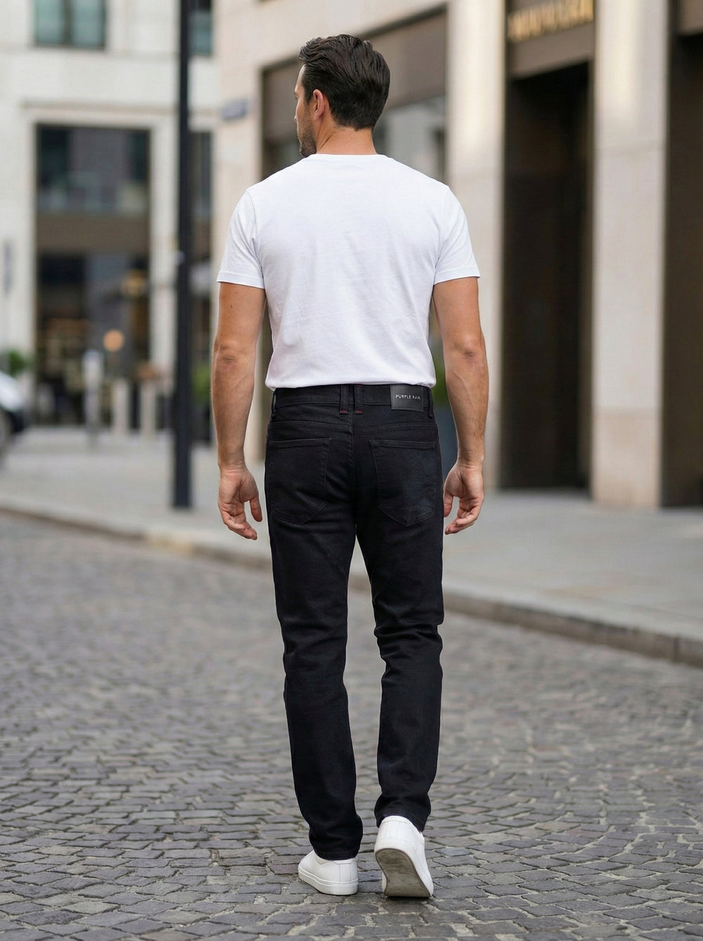 Jean Recto Midnight Black - Purple Rain