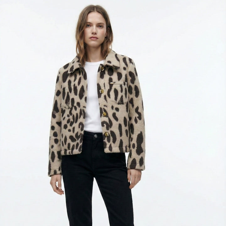 Chaqueta Animal Print Vaca
