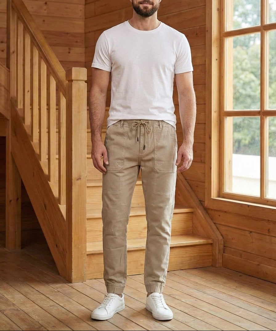 The "Tech-Weave" Jogger - Purple Rain