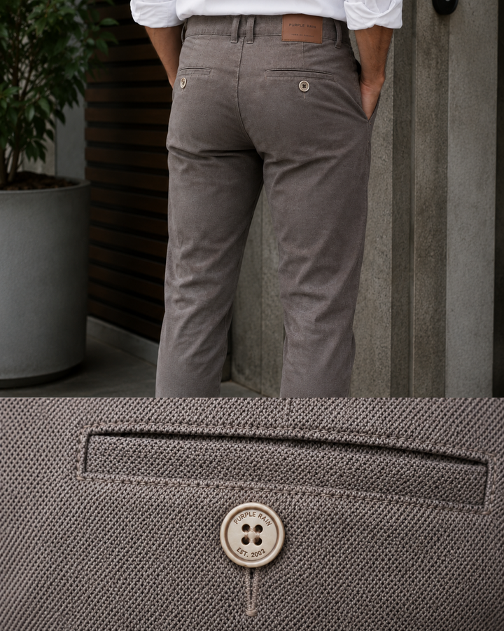 Drill Hombre Micropunto Premium Slim