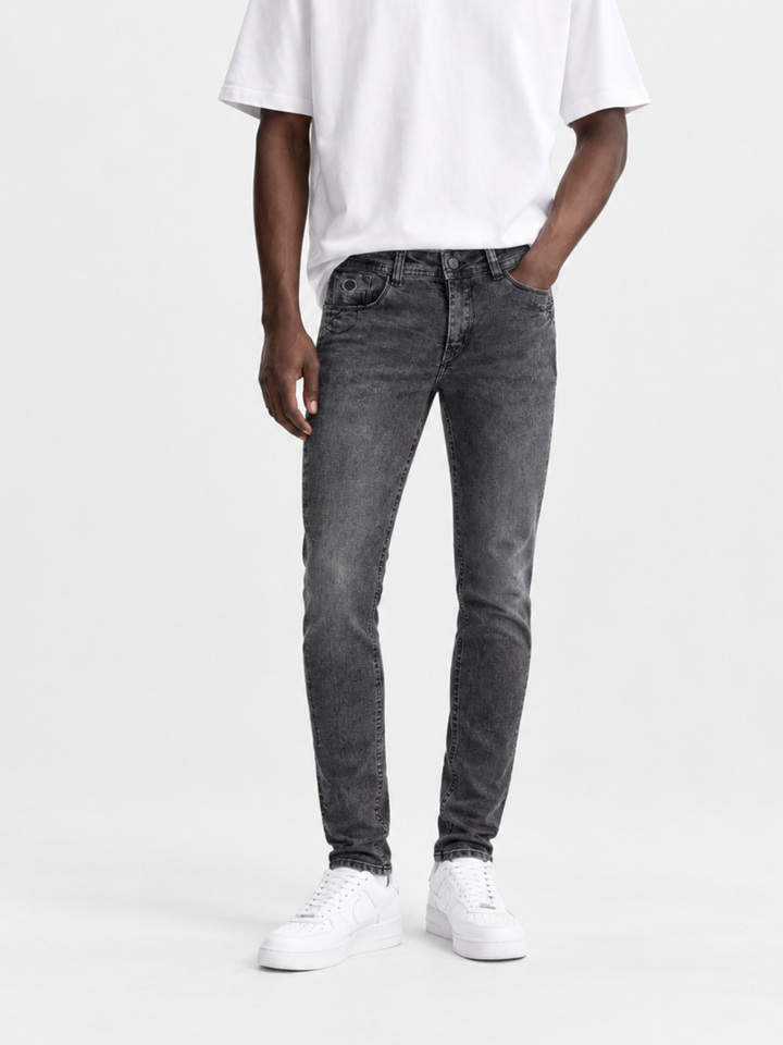 Jean Hombre Skinny Gris - Purple Rain