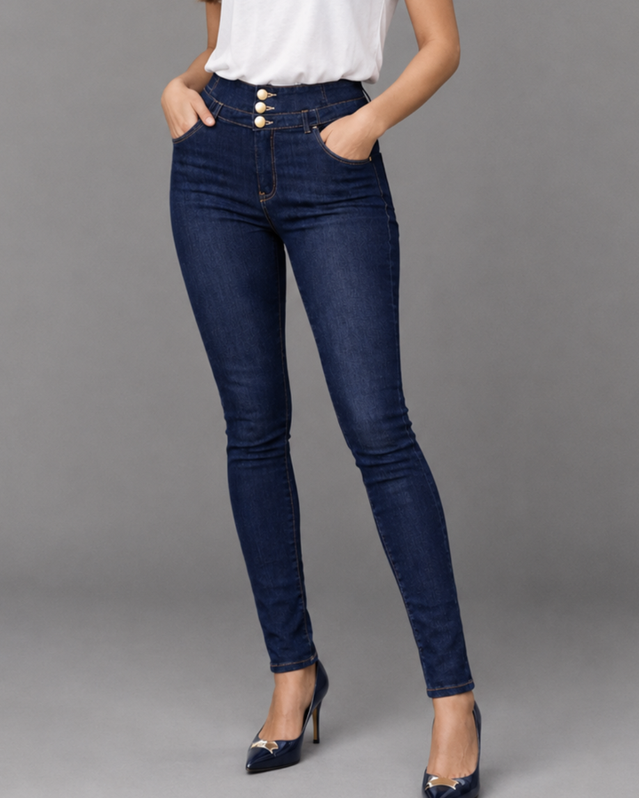JEAN DAMA  LIBERTY SENSE SKINNY - Purple Rain