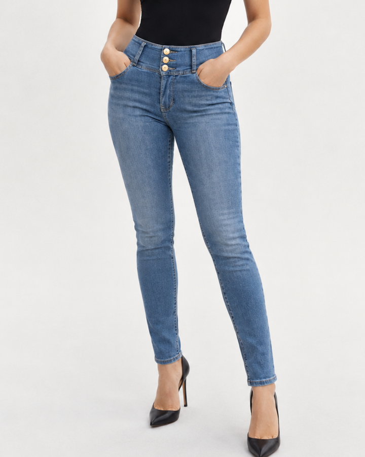 Jean de Dama Skinny azul - Purple Rain