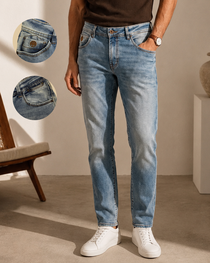 Jean Azul Claro Hombre Skinny | Purple Rain