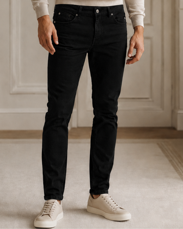 Jean Hombre Skinny Fit Negro| Purple Rain