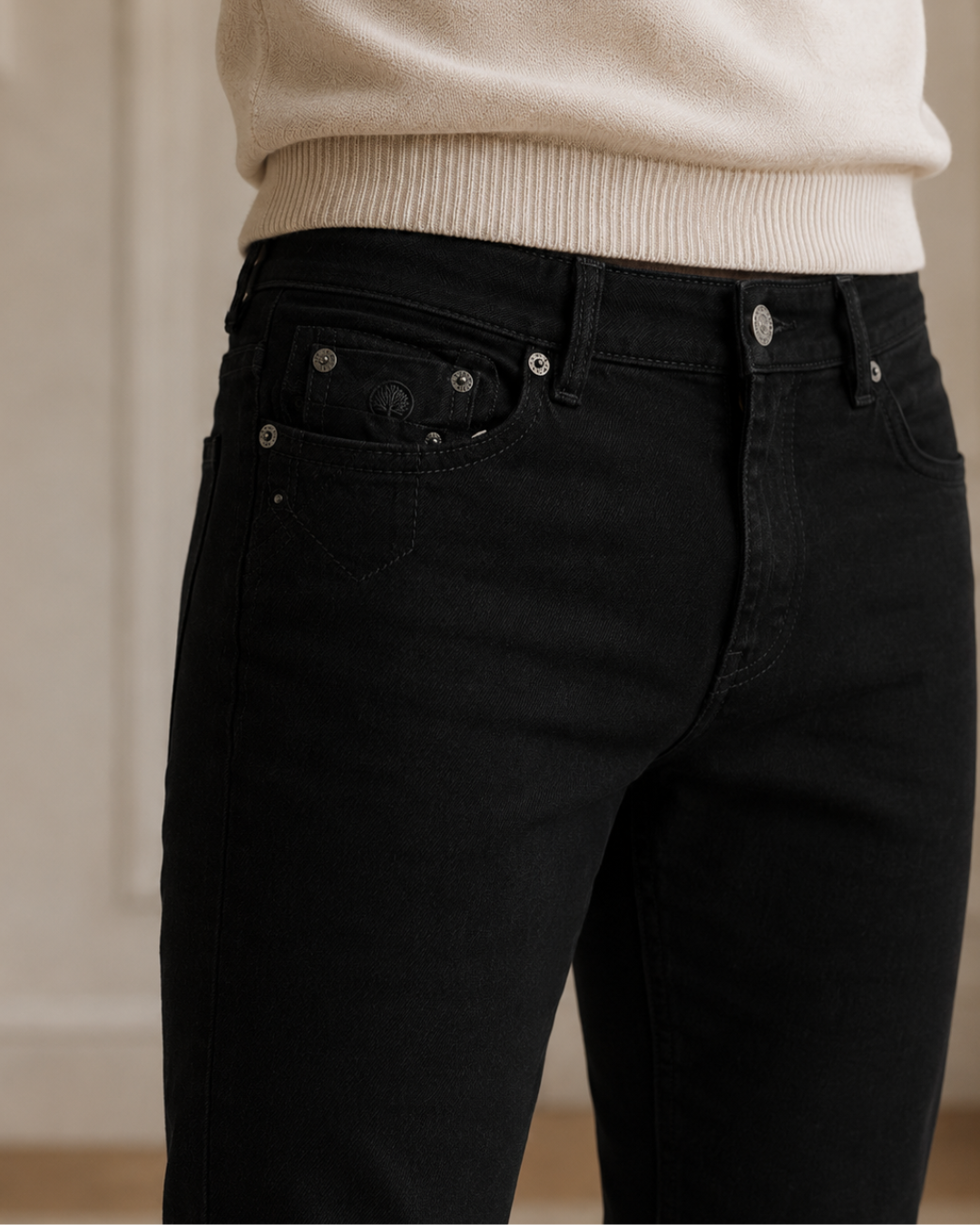 Jean Hombre Skinny Fit Negro| Purple Rain