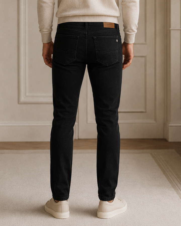 Jean Hombre Skinny Fit Negro| Purple Rain