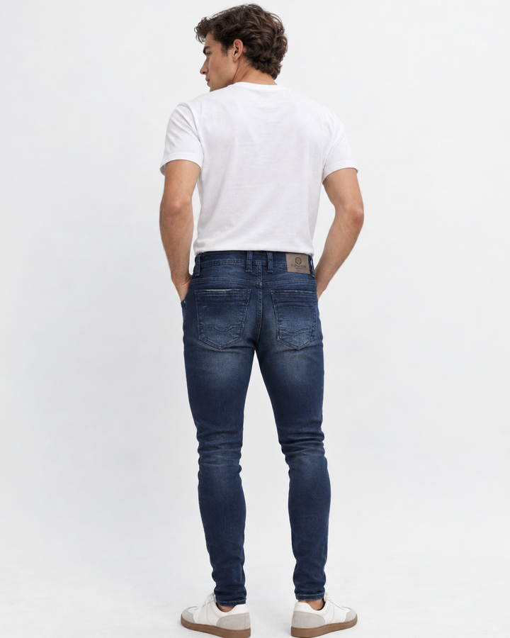 Jean Hombre skinny azul