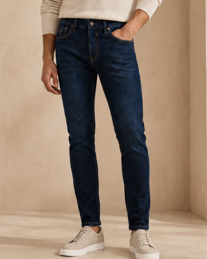 Jean Skinny Fit para Hombre Azul Oscuro | Purple Rain