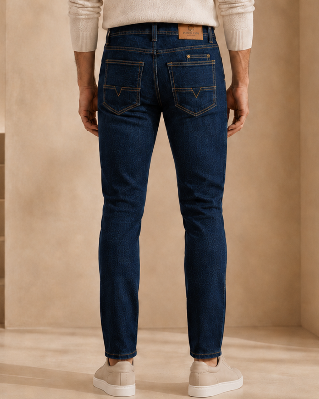 Jean Skinny Fit para Hombre Azul Oscuro | Purple Rain