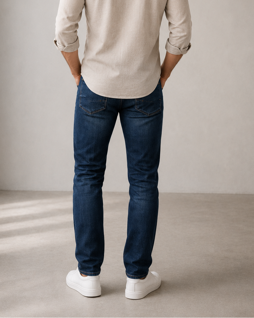 Jean sofisticado hombre