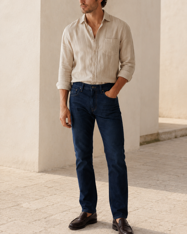 Jean clásico masculino