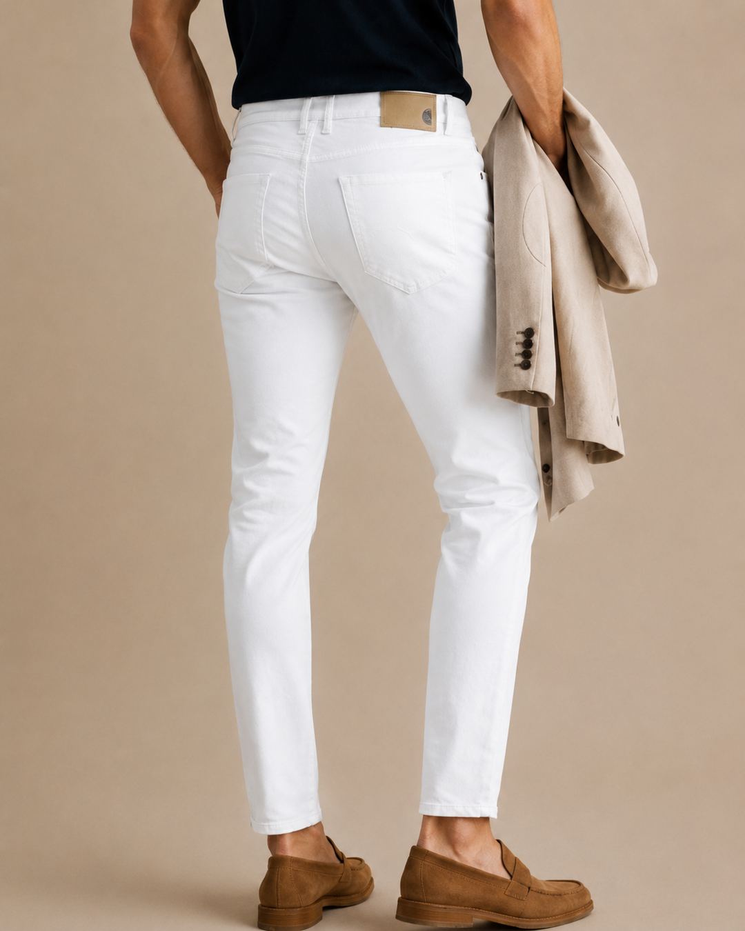 Jean skinny  Blanco Premium Stretch Cotton - Purple Rain