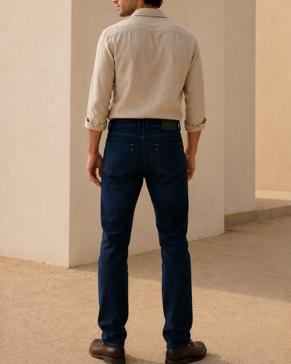 Jean slim recto hombre
