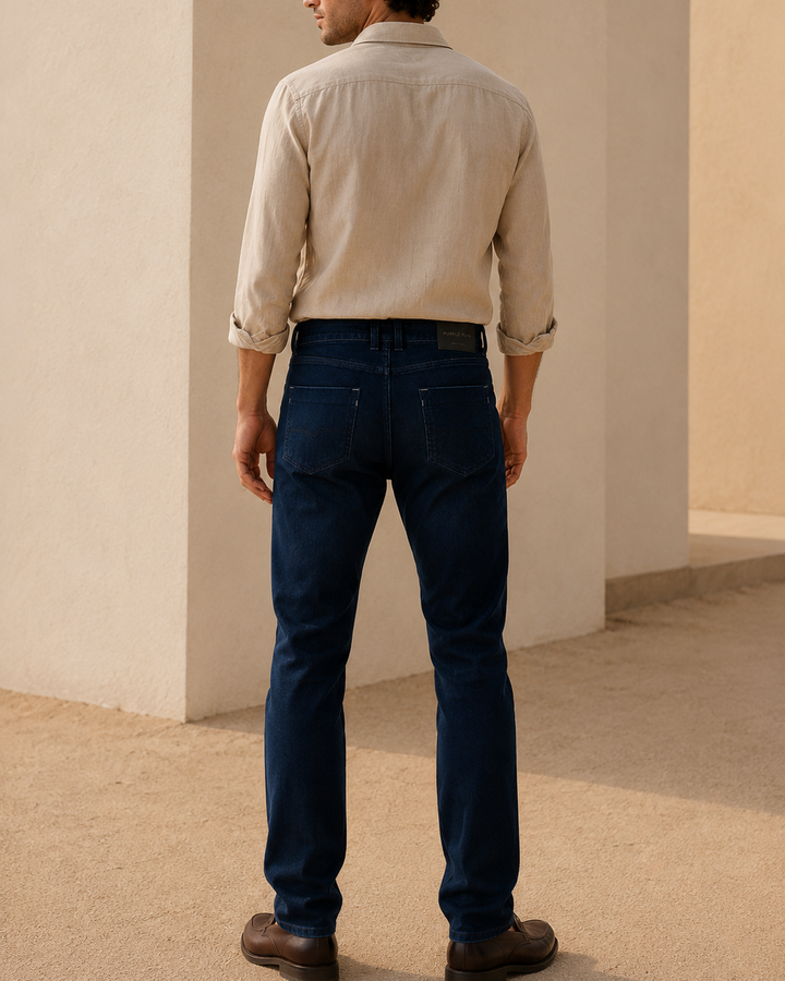 Jean slim recto hombre
