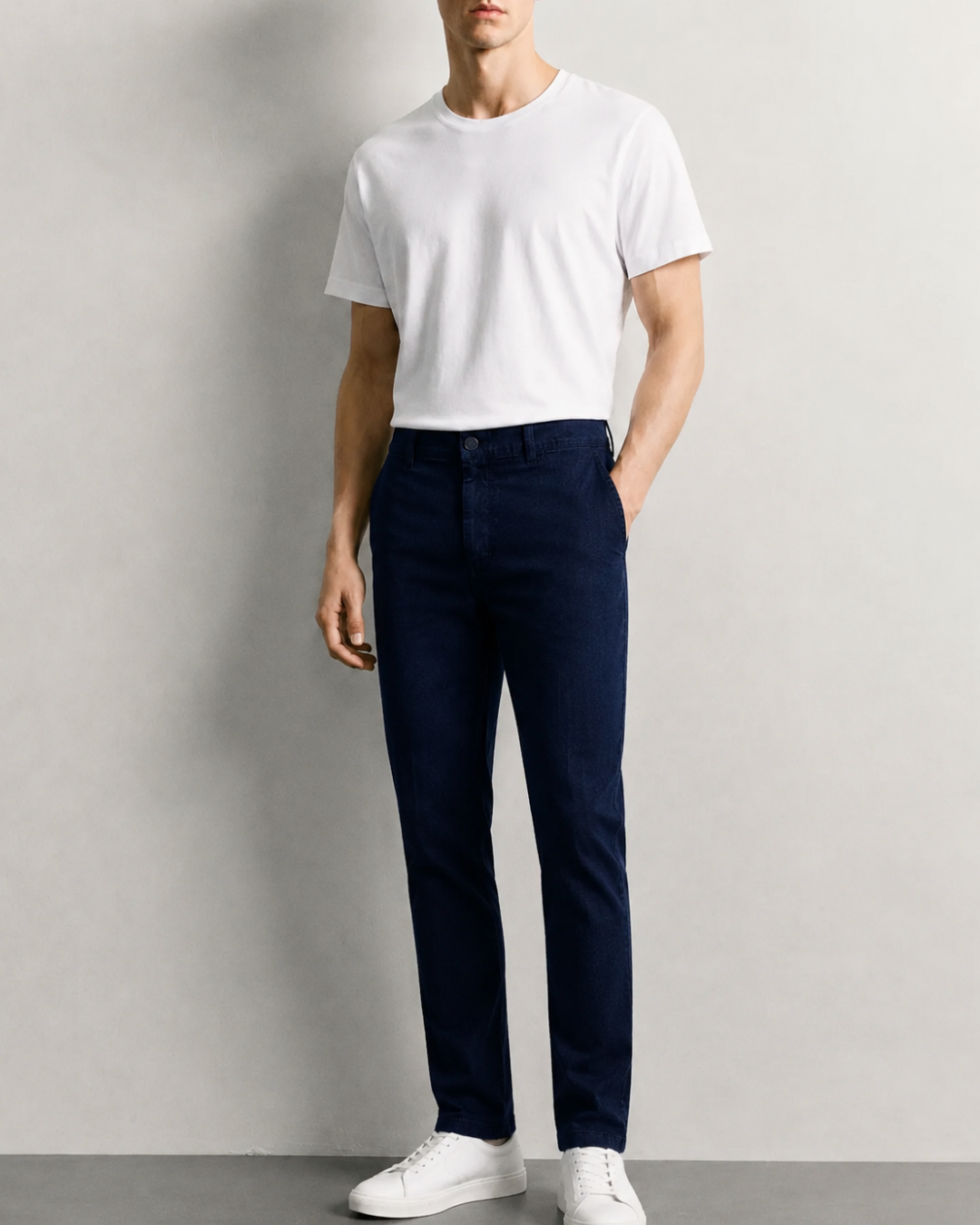 Jogger Hombre Skinny Azul Índigo