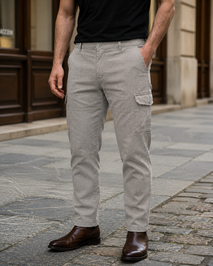 Pantalón Cargo Ajustado - Purple Rain