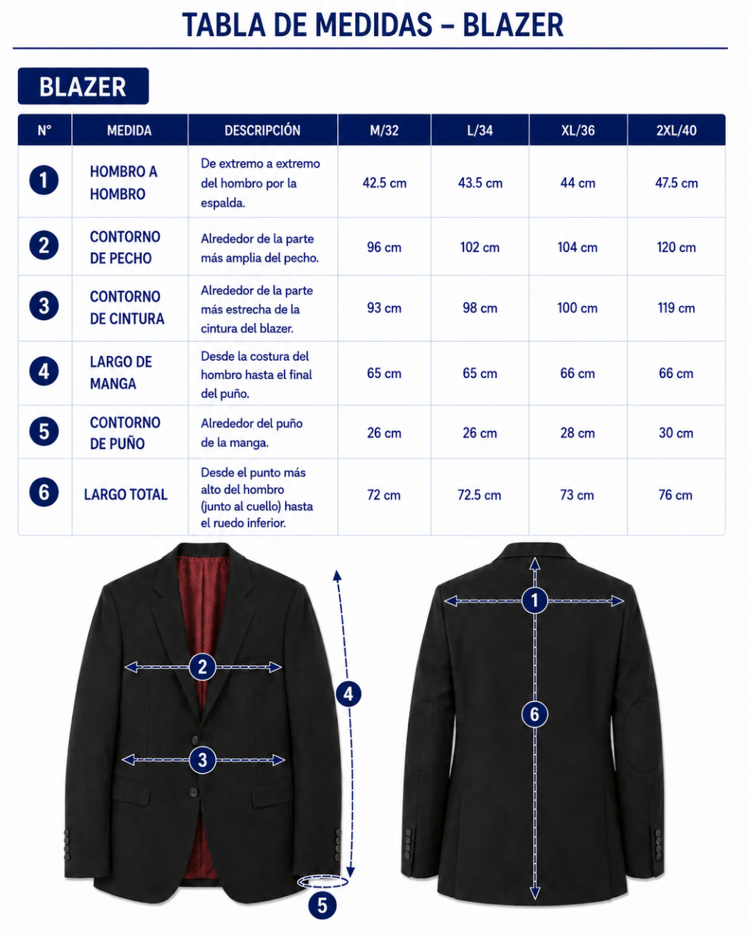 BLAZER HOMBRE TIPO PAÑO NEGRO