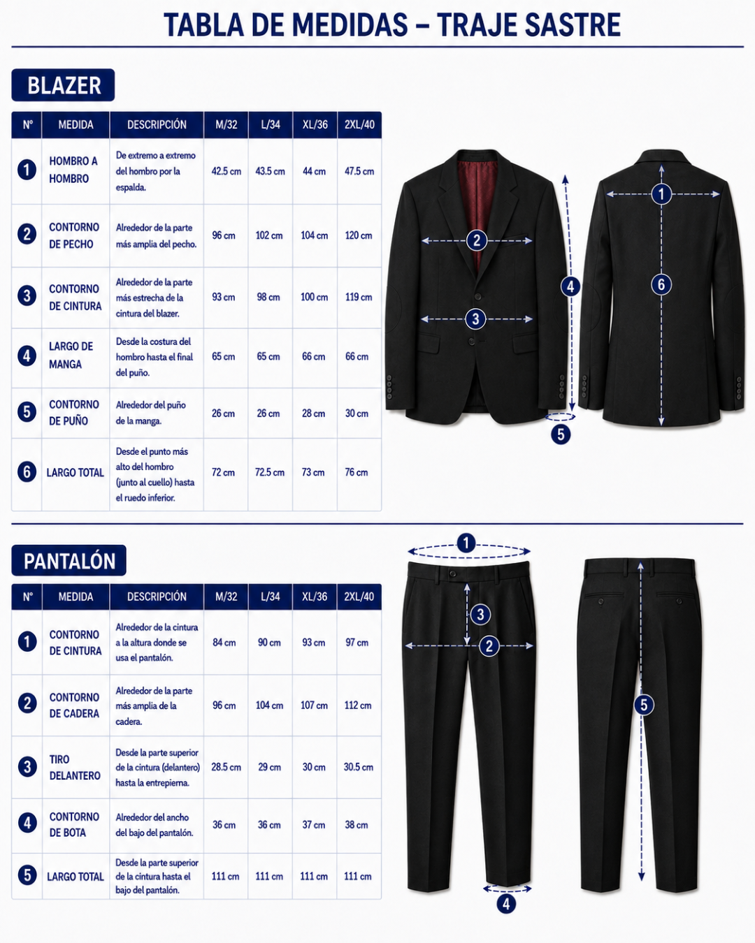 Traje Hombre  Slim Fit Tipo Paño con Coderas. negro