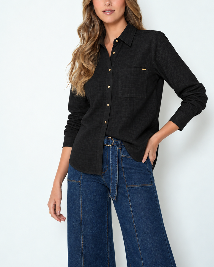 blusa dama purple rain