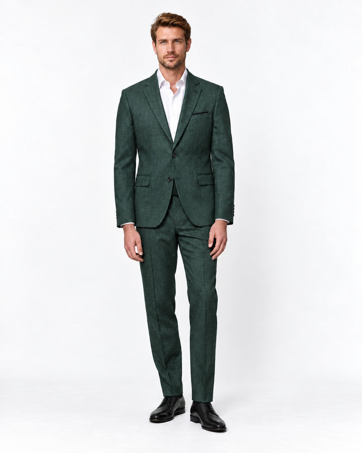 Traje para Hombre Premium Tipo Paño Verde