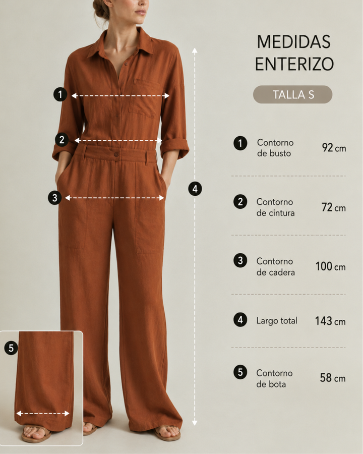 Mono Camisero de Bota Amplia