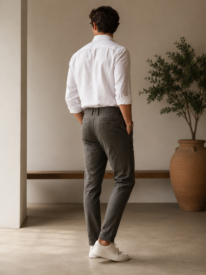 Pantalón Drill Hombre Amalfi Microtexturizado