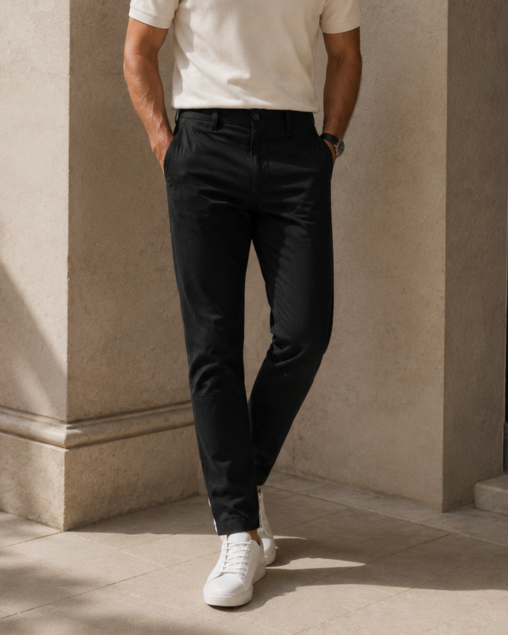 Pantalón Casual Hombre Semi Entubado con Stretch