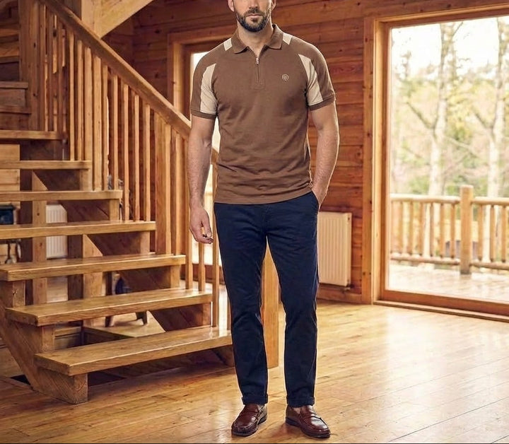 The "Sovereign" Piqué Polo - Purple Rain