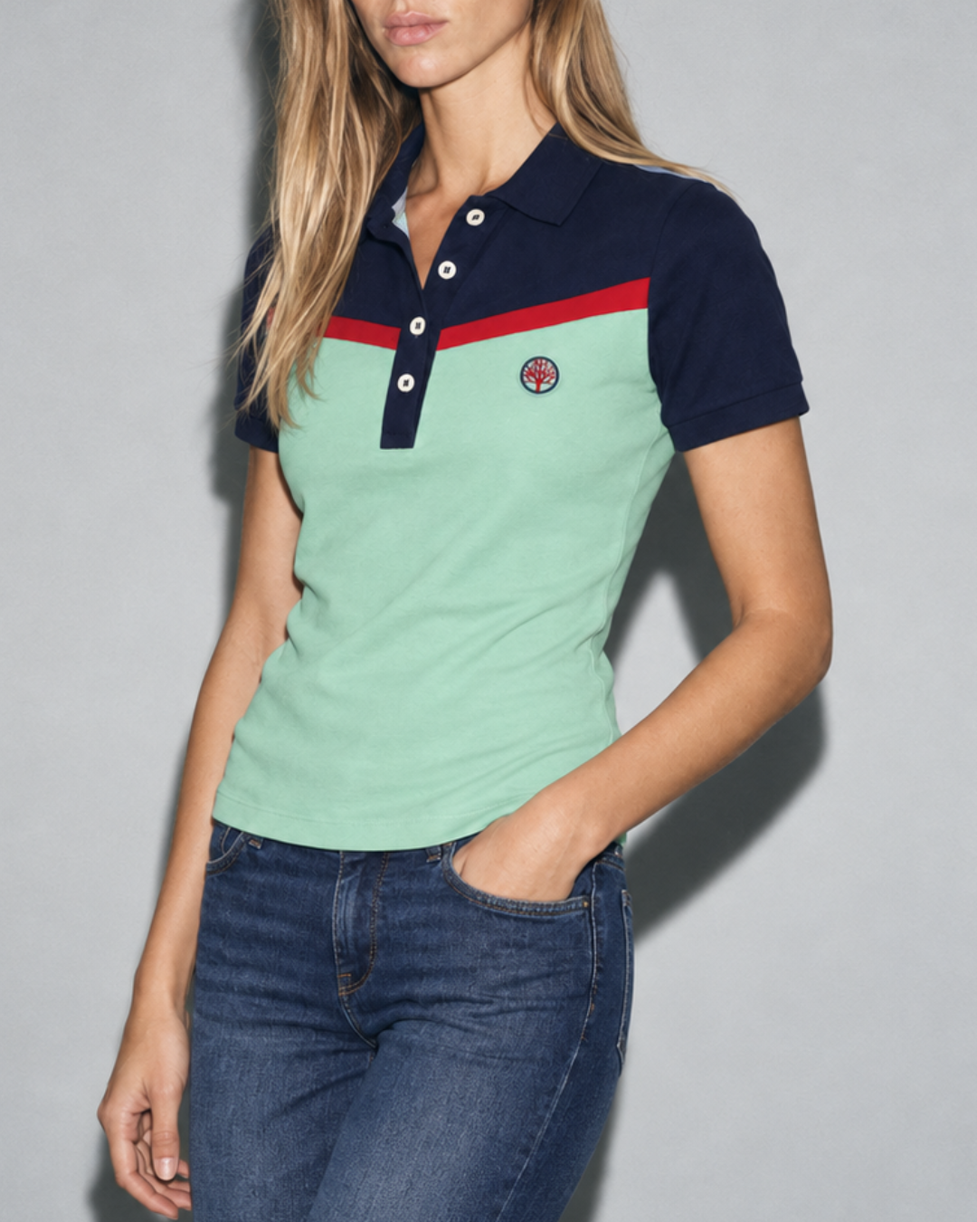 Polo Dama COLOR BLOCK