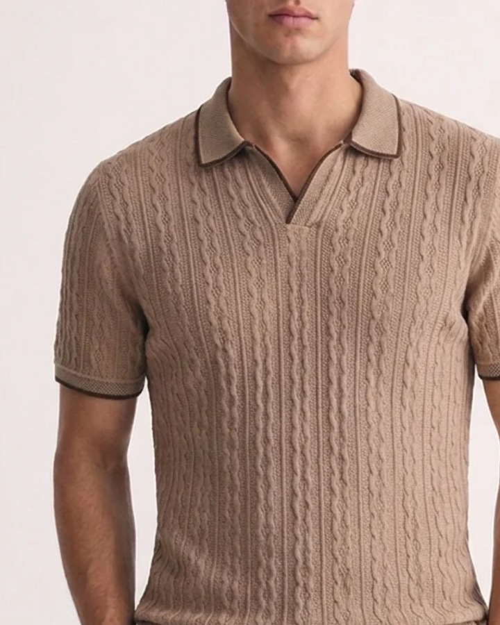 Polo hombre tejida Mónaco