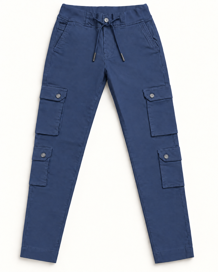 Pantalón Cargo Jogger Slim Fit para Hombre en Algodón Stretch