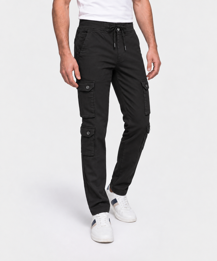 Pantalón Cargo Jogger Slim Fit para Hombre en Algodón Stretch