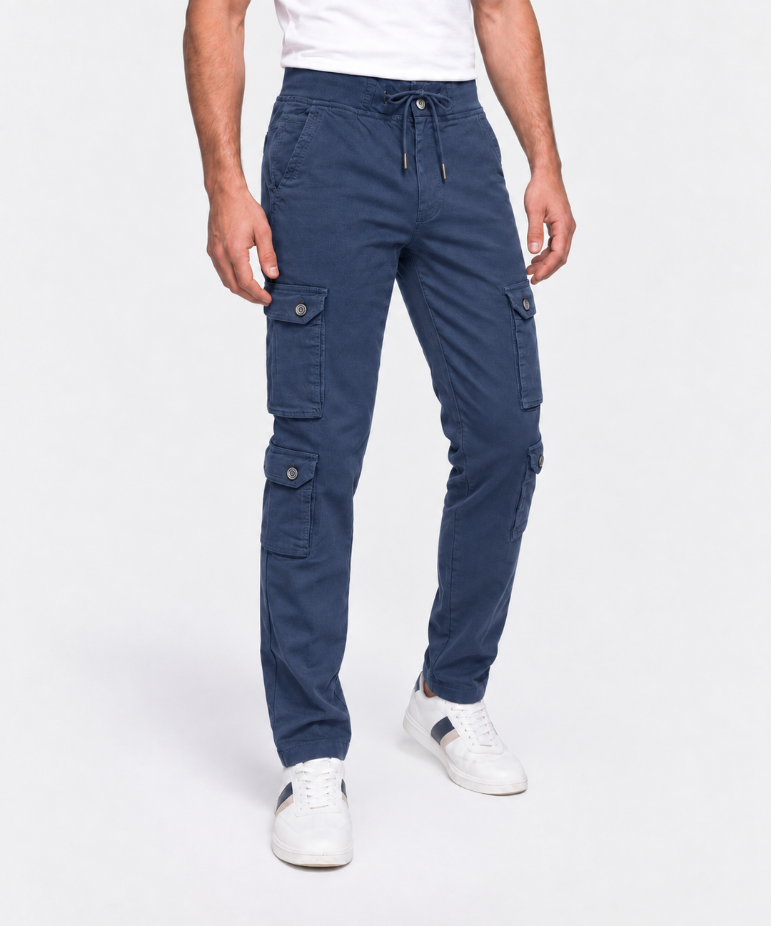 Pantalón Cargo Jogger Slim Fit para Hombre en Algodón Stretch
