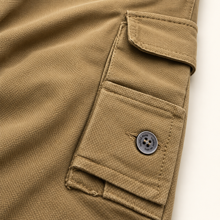 Pantalón Cargo Jogger Slim Fit para Hombre en Algodón Stretch